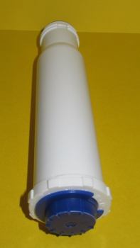 Preview: 1 Wasserfilter Patrone (schraubbar) kompatibel mit AEG, Bosch, Krups, Siemens, etc. + 5 Reinigungstabs
