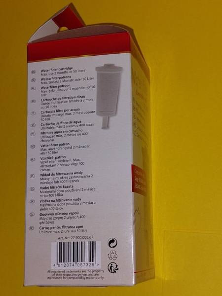 Wasserfilter Scanpart Sage, kompatibel