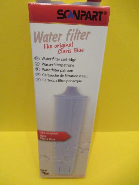 2 Wasserfilter Patronen für Jura, steckbar ( blue )