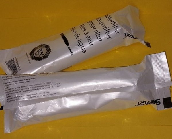 4 Wasserfilter Patronen steckbar kompatibel mit Jura (white) und 10 Reinigungstabs